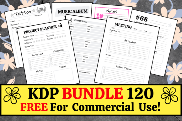 Download KDP Bundle Pack 120 Templates + Extras - Bundle Collection