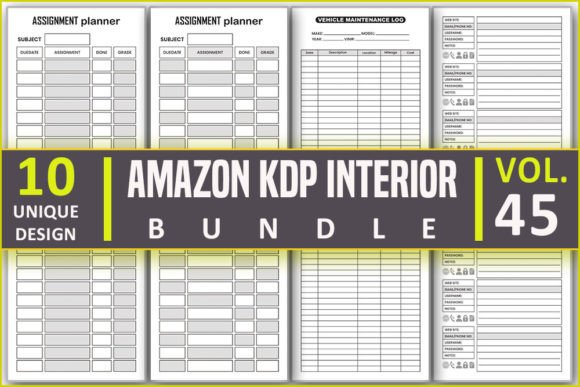 Download Low Content KDP Interior Bundle - Bundle Collection