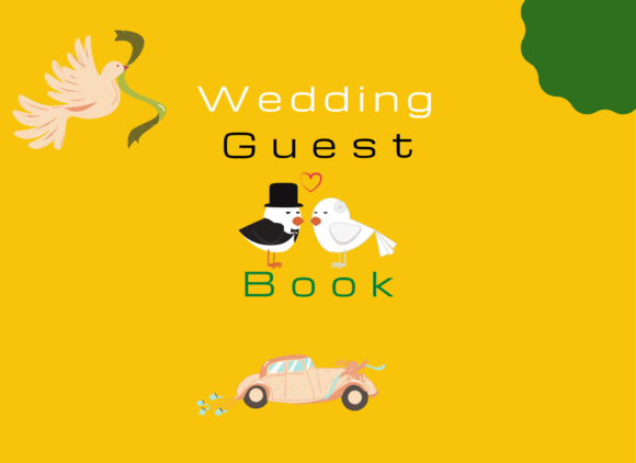 Download Wedding Guest Book  Interior and Cover - Guest book Collection