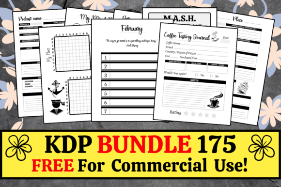 Download KDP Bundle Pack 175 Templates + Extras - Bundle Collection
