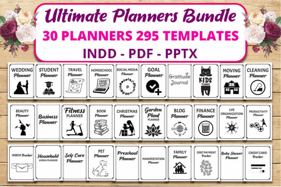 Download Ultimate Planners Bundle KDP Template - Bundle Collection