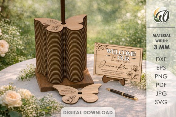 Download Guest Book Alternative Laser Cut - Guest book Collection