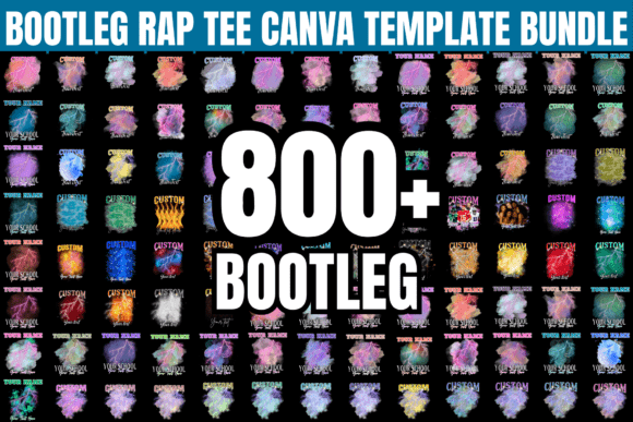 Download 800+ Canva Bootleg Rap Tee Bundle - Bundle Collection