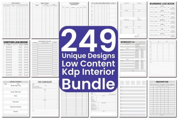 Download Low Content KDP Interior Bundle - Bundle Collection