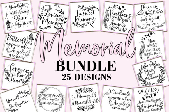 Download Memorial Service Funeral Bundle - Bundle Collection