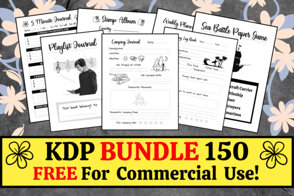 Download KDP Bundle Pack 150 Templates + Extras - Bundle Collection