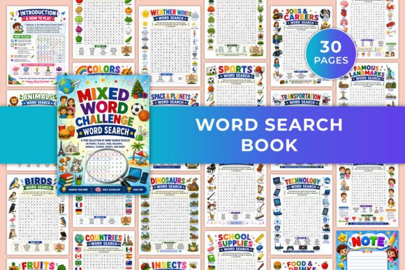 Download Word Search Book KDP Interiors Graphic - Interiors Collection