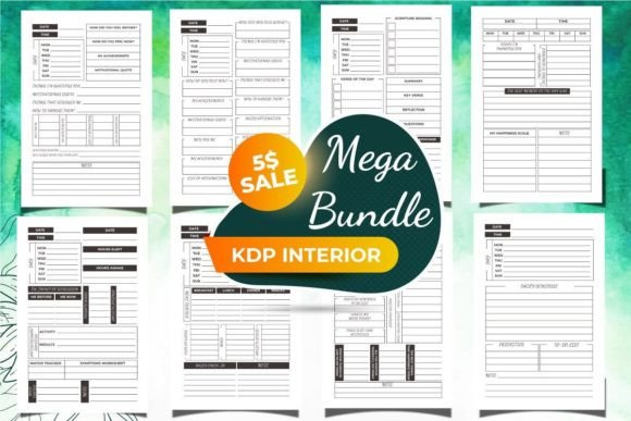 Download KDP Interior Template Mega Bundle Vol.7 - Bundle Collection