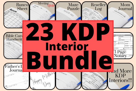 Download 23 KDP Interior Bundle - Bundle Collection