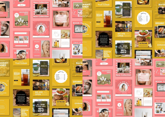 Download 120 Social Media Canva Templates Bundle - Bundle Collection