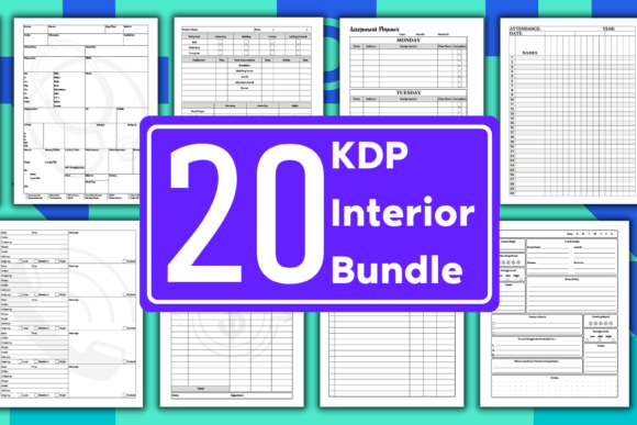 Download KDP Bundle Pack 20 Editable Templates - Bundle Collection