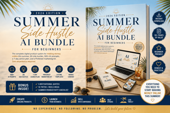 Download Summer Side Hustle AI Bundle 2026 - Bundle Collection