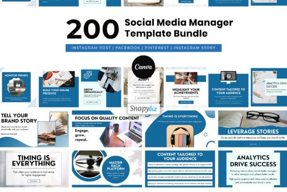 Download Social Media Manager Canva Bundle - Bundle Collection