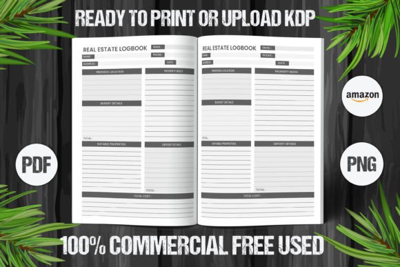 Download Real Estate Logbook 2023 KDP Interiors - Interiors Collection