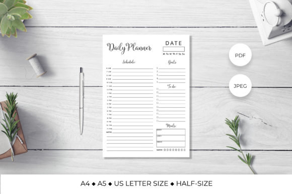 Download Daily Planner Page Inserts - Planner page Collection