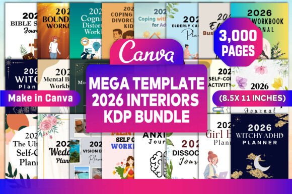 Download Mega Template 2026 Interiors Kdp Bundle - Bundle Collection