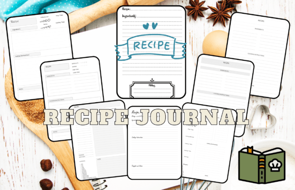 Download Recipe Journal Interiors KDP - Interiors Collection