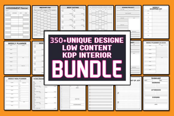Download Low Content KDP Interior Bundle - Bundle Collection