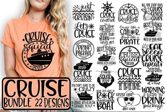 Download Cruise 2023 Bundles SVG PNG - 22 Designs - Bundle Collection