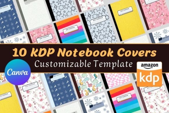 Download Composition Notebook Covers Bundle ⋆ KDP - Bundle Collection