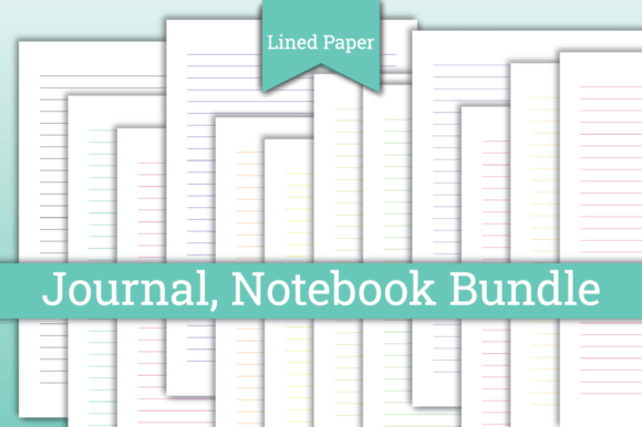 Download Journal, Notebook Lined Paper Bundle - Bundle Collection