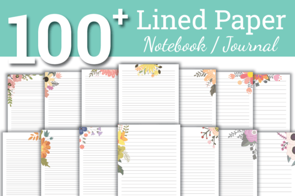 Download Lined Paper Bundle | Journal | Notebook - Bundle Collection