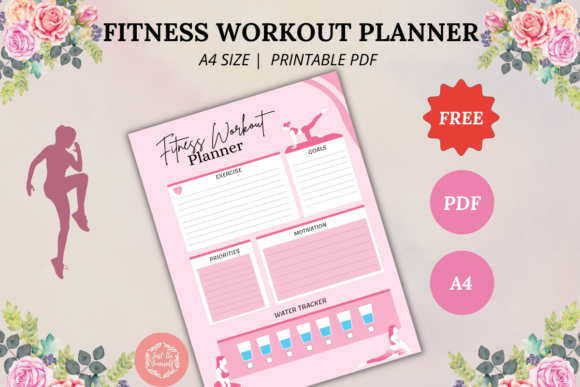 Download FREE Fitness Workout Planner Page - Planner page Collection