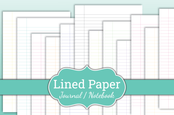Download Lined Paper, Journal, Notebook Bundle - Bundle Collection