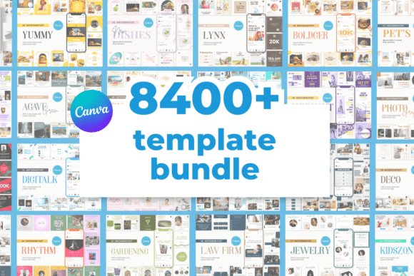 Download 8400+ Social Media Canva Template Bundle - Bundle Collection