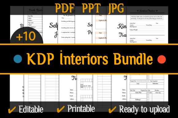 Download Mega Editable KDP Interior Bundle - Bundle Collection