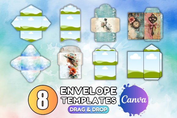 Download Canva ENVELOPE Journal Templates Bundle - Bundle Collection