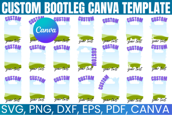 Download Bootleg Canva Editable Template Bundle - Bundle Collection
