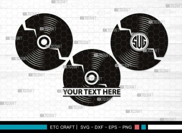 Download Vinyl Record Monogram, Record Album Svg - Premium Resources