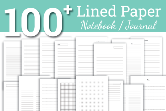 Download Lined Paper Bundle | Notebook | Journal - Bundle Collection