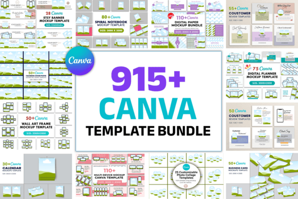 Download 915+ Canva Template Bundle Mega Pack - Bundle Collection