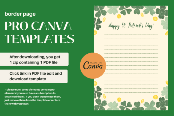 Download St. Patrick's Day Planner Page - Planner page Collection