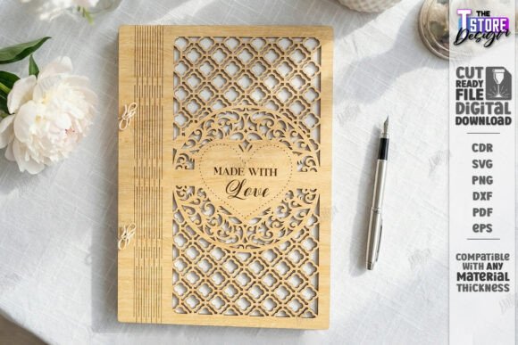 Download Elegant Wedding Guest Book Laser Cut - Guest book Collection