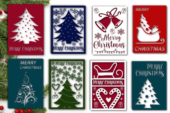 Download Merry Christmas Card SVG Bundle - Bundle Collection