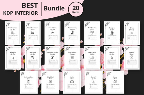 Download Best 20 KDP Journal Interior Bundle - Bundle Collection