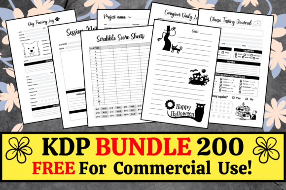 Download KDP Bundle Pack 200 Templates + Extras - Bundle Collection