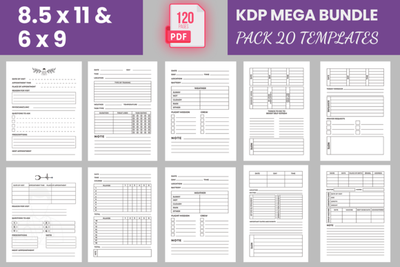 Download KDP Template Mega Bundle - Bundle Collection
