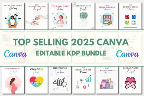 Download Top Selling 2025 Canva KDP Bundle - Bundle Collection