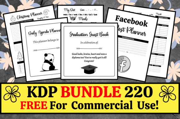 Download KDP Bundle Pack 220 Templates + Extras - Bundle Collection