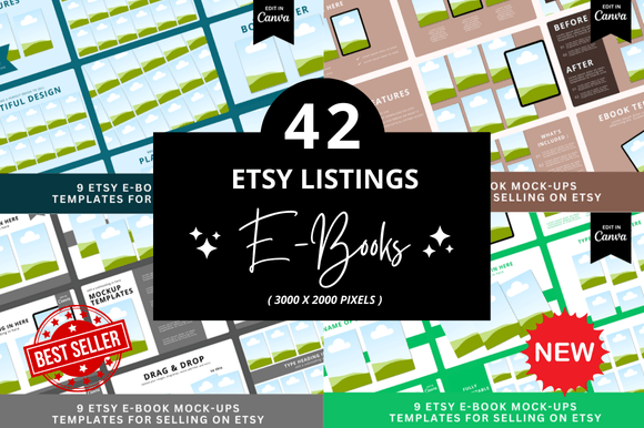Download Ebook Mockups Listings Bundle - Bundle Collection