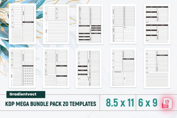 Download KDP Interior Template Bundle Vol 10 - Bundle Collection
